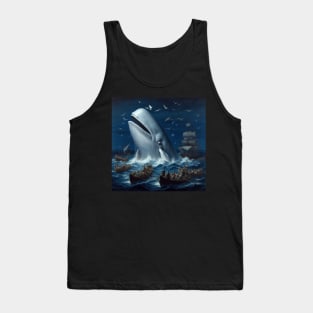 Monster Whale . Tank Top